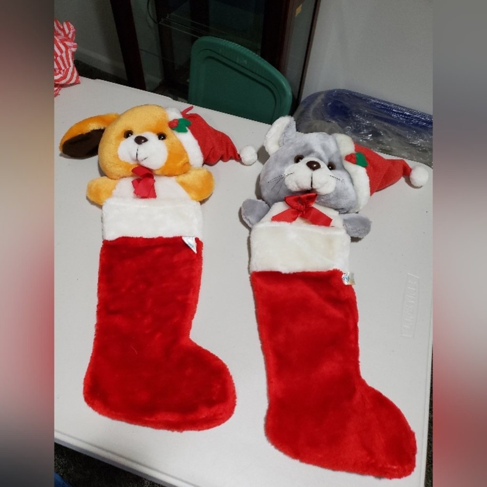 Two Christmas stockings